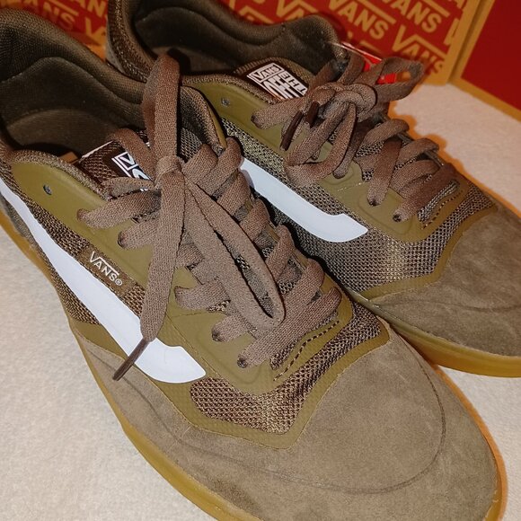 Vans Men's 7/Women's 8.5 Ave Pro Skate Low Top Sneakers Canteen Gum VN0A4BT72KR - Picture 10 of 12